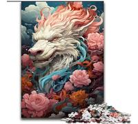 Puzzle da 1000 pezzi raffigurante un drago colorato, per adulti e adolescenti, giochi educativi, decorazioni per la casa, ideale come regalo per tutta la famiglia (26x38cm)