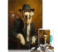Puzzle da 1000 pezzi raffigurante un Golden Retriever,ideale come regalo per adolescenti,aiuta il cervello a esercitare i giocattoli che creano dipendenza e coltivano la pazienza Ottimo regalo