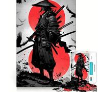 Puzzle da 1000 pezzi raffigurante un guerriero samurai con katana e uccelli ideale per adulti Un gioco di puzzle che stimola la creatività e il divertimento a casa Un regalo perfetto per Babbo Natale