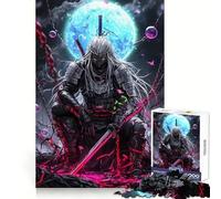 Puzzle da 1000 pezzi raffigurante un guerriero samurai con spada, ideale per ragazzi, gioco di logica, gioco di gruppo, taglio di precisione e regalo originale (50x75cm)