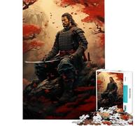 Puzzle da 1000 pezzi raffigurante un guerriero samurai giapponese Gioco educativo di analisi e logica difficile e stimolante adatto a persone dai 14 anni in su 38x52cm