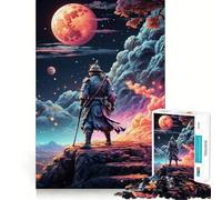 Puzzle da 1000 pezzi raffigurante un guerriero samurai giapponese, ideale per adolescenti Gioco di logica puro, rilassante e di precisione Pezzo artistico (38x26cm)