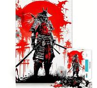 Puzzle da 1000 pezzi raffigurante un guerriero samurai giapponese, ideale per adulti, per migliorare la memoria, alleviare l'ansia, creare un design accattivante e un regalo artistico (50x75cm)