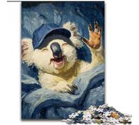 Puzzle da 1000 pezzi raffigurante un koala addormentato, per adulti, perfetto regalo di Natale e Capodanno, regalo per le feste (dimensioni 26x38cm)