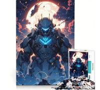 Puzzle da 1000 pezzi raffigurante un marine spaziale in armatura un gioco rompicapo ideale come regalo di compleanno con pezzi di forma casuale che si incastrano perfettamente 50x75cm