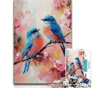 Puzzle da 1000 pezzi raffigurante un passero dipinto a olio, per adolescenti, giocattolo educativo ideale come regalo per tutta la famiglia, 50x75cm