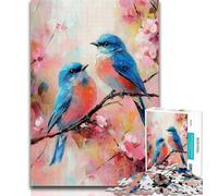 Puzzle da 1000 pezzi raffigurante un passero dipinto a olio, per adulti e adolescenti, giocattolo educativo intellettuale decomprimente, regali di Babbo Natale segreto, 26x38cm