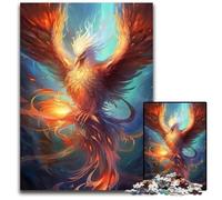 Puzzle da 1000 pezzi raffigurante un uccello fenice colorato, per adulti, regalo perfetto per la festa della mamma, compleanni, Natale, 50x75CM/19,68x29,52 pollici.