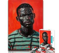 Puzzle da 1000 pezzi raffigurante un uomo africano, per adulti e adolescenti, sfida difficile contro lo stress, per rafforzare l'amore tra coppie, 50x75cm