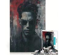 Puzzle da 1000 pezzi raffigurante un uomo con occhiali da sole un gioco interattivo un regalo di compleanno o un dono unico per Natale e compleanno 38x52cm