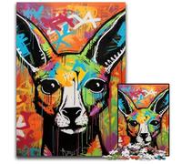 Puzzle da 1000 pezzi raffigurante una balena dipinta a graffiti, per adulti. Puzzle difficili per adulti, ideale come regalo di Natale e decorazione per la casa, 26X38CM/10,23x14,96 pollici.
