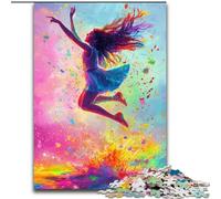 Puzzle da 1000 pezzi raffigurante una ballerina di danza classica, regalo per adolescenti, gioco stimolante, ideale come regalo per tutta la famiglia (50x75cm)