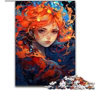 Puzzle da 1000 pezzi raffigurante una bella donna affascinante, difficile da realizzare, per adulti, dimensioni 38x26cm, per adolescenti e ragazzi, ideale come regalo di compleanno e per le feste