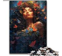 Puzzle da 1000 pezzi raffigurante una bella donna, in cartone, dimensioni 26x38cm, ideale per il divertimento in famiglia, il relax e come regalo per le feste.