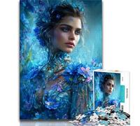 Puzzle da 1000 pezzi raffigurante una bella donna, per adolescenti, difficile da completare ma divertente e spiritoso, regalo di compleanno, regali, decorazione da parete (38x26cm)