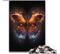 Puzzle da 1000 pezzi raffigurante una bellissima farfalla,puzzle impossibile per adulti,26x38cm,gioco creativo per famiglie e decorazioni per la casa,regalo di Natale perfetto per adolescenti.