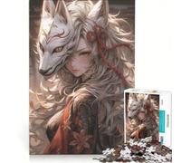 Puzzle da 1000 pezzi raffigurante una bellissima ragazza samurai, gioco educativo, divertente antistress, ideale per rafforzare il legame di coppia 50x75cm