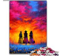 Puzzle da 1000 pezzi raffigurante una donna nativa americana Puzzle da 1000 pezzi per adulti, un regalo perfetto per il divertimento in famiglia (dimensioni 26x38cm)