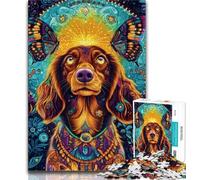 Puzzle da 1000 pezzi raffigurante una farfalla bassotto, un gioco stimolante e un gioco per tutta la famiglia, ideale come regalo per tutta la famiglia (75x50cm)