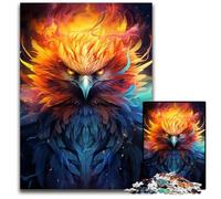 Puzzle da 1000 pezzi raffigurante una fenice color fuoco per adulti ideale come decorazione per la casa regalo di Natale e Capodanno per adolescenti 1000 pezzi (38x26 cm).