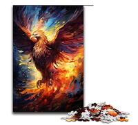 Puzzle da 1000 pezzi raffigurante una fenice colorata per adulti ideale come regalo adatto per adolescenti dai 14 anni in su 1000 pezzi (75x50 cm)