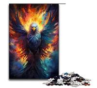 Puzzle da 1000 pezzi raffigurante una fenice colorata per bambini in legno per la casa decorazione artistica 1000 pezzi (75x50 cm)