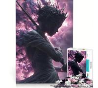 Puzzle da 1000 pezzi raffigurante una guerriera con spada e corona un gioco rompicapo stimolante e impegnativo ideale come regalo per tutta la famiglia 38x26cm