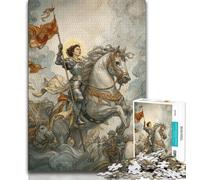 Puzzle da 1000 pezzi raffigurante una guerriera, regalo per adolescenti, un'offerta impegnativa e difficile da regalare a tutta la famiglia (50x75cm)