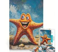Puzzle da 1000 pezzi raffigurante una stella marina, gioco interattivo, allena la mente e la manualità, compleanno e Natale 38x52cm
