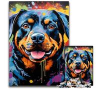 Puzzle da 1000 pezzi raffigurante uno squalo dipinto su graffiti, per adulti, regalo perfetto per familiari e amici, adatto dai 14 anni in su, 50x75CM/19,68x29,52 pollici.