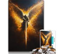 Puzzle da 1000 pezzi raffiguranti cavalieri e guerrieri medievali,per adolescenti,per ammazzare il tempo durante le vacanze Ogni pezzo è unico Gioco stimolante e divertente per tutta la famiglia