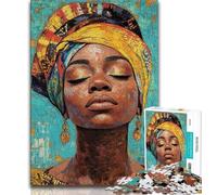 Puzzle da 1000 pezzi raffiguranti donne africane, per adolescenti, regali, giocattoli, giochi educativi, ottimi regali e giocattoli antistress, 50x75cm