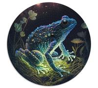 Puzzle da 1000 pezzi raffiguranti una rana misteriosa, in cartone, per adulti, perfetti per adolescenti e collezionisti, ideali come decorazione per la casa e come regalo da viaggio, 67,5x67,5 cm.