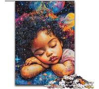 Puzzle da 1000 pezzi "Ragazza addormentata", puzzle da 1000 pezzi, impossibile, educativo, decorazione per la casa, giochi e regali (dimensioni 26x38cm)