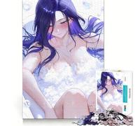 Puzzle da 1000 pezzi "Ragazza anime nella vasca da bagno" per adolescenti,gioco stimolante per la mente,incastro perfetto,senza spazi vuoti,rilassante attività di gruppo al chiuso (38x26cm)