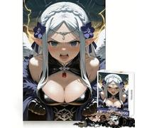 Puzzle da 1000 pezzi "Ragazza elfa arrabbiata con le ali" per adulti, stimolante per la logica, ideale per distrazioni, con incastro perfetto, regalo festivo (38x26cm)