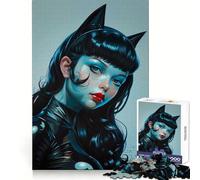 Puzzle da 1000 pezzi "Ragazza Misteriosa" per adulti, gioco di logica e svago, bordi lisci, regalo perfetto (38x52cm)