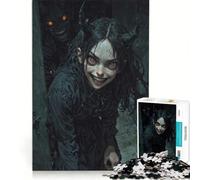 Puzzle da 1000 pezzi "Ragazza perduta e il suo demone" gioco rilassante interazione genitore-figlio regalo per amici e familiari 38x52cm