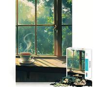 Puzzle da 1000 pezzi "Raggio di sole tra il verde" per adolescenti, gioco di logica, antistress, taglio preciso, regalo artistico 38x26cm