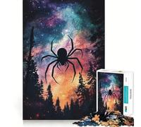 Puzzle da 1000 pezzi "Ragno nel cielo notturno" per adolescenti, gioco stimolante per la mente, ideale per il relax, con taglio preciso e decorazioni artistiche 50x75cm