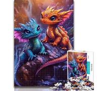 Puzzle da 1000 pezzi Rainbow Dragon Baby Puzzle per adulti 1000 pezzi, Relax Games è ideale come regalo per tutta la famiglia 50x75cm