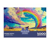 Puzzle Da 1000 Pezzi Rainbow Spirit, Per Adulti, Gioco Di Abilità Impossible Per Tutta La Famiglia, Gioco Colorato - Rural Scenery, Decorazione Per La Casa 38x26cm/1000pcs