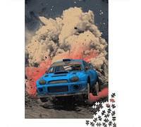 Puzzle Da 1000 Pezzi Rally Car Explosion Poster Puzzle Per Adulti Gioco Per Famiglie Migliora La Memoria Ideale Come Regalo Per Tutta La Famiglia 70x50cm/1000pcs