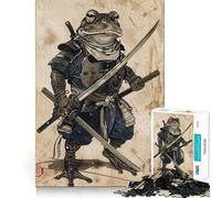 Puzzle da 1000 pezzi "Rana Samurai" per adulti, ideale per migliorare la memoria, per un piacevole momento di relax, un'attività di assemblaggio e un pezzo da collezione (50x75cm)