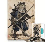 Puzzle da 1000 pezzi "Rana Samurai" per ragazzi, gioco di puzzle, divertimento e creatività, pezzi unici da collezione (38x26cm)