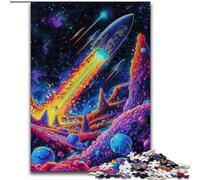 Puzzle da 1000 pezzi "Razzi colorati" per adulti e ragazzi, gioco stimolante e interazione tra genitori e figli in famiglia (26x38cm)