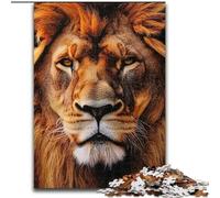 Puzzle da 1000 pezzi "Re Leone", attività di unione familiare, regalo per la casa, gioco di ruolo per famiglie (dimensioni 26x38cm)