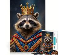 Puzzle da 1000 pezzi "Re Procione" per adulti e ragazzi, gioco di logica solido, silenzioso e divertente, taglio di precisione, Babbo Natale, scegli il tuo desiderio (38x52cm)