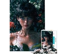 Puzzle da 1000 pezzi "Realtà Fratturata - Ragazza" - Sfida da completare - Gioco educativo impossibile per ragazzi dai 14 anni in su - Gioco di puzzle offerto (38x52cm)