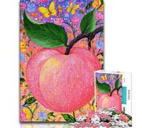 Puzzle da 1000 pezzi "Red Apple" per adulti e adolescenti, giocattolo educativo ideale come regalo per tutta la famiglia (38x26cm)